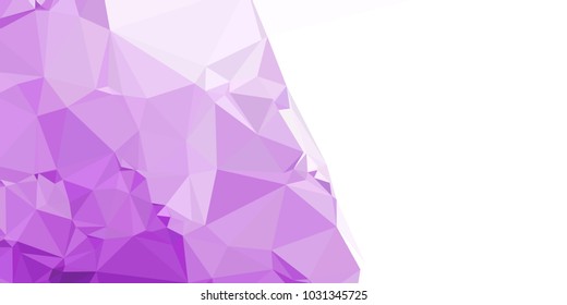 Low poly mosaic background. Template design, list, front page, brochure layout, banner, idea, cover, print, flyer, book, blank, card, ad, sign, sheet. Copy space. Vector clip art.