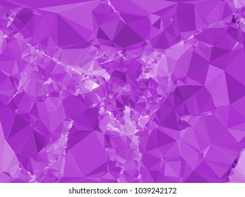 Low poly mosaic background. Template design, list, front page, brochure layout, banner, idea, cover, print, flyer, book, blank, card, ad, sign, sheet. Copy space. Vector clip art.