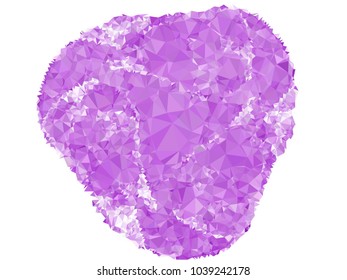 Low poly mosaic background. Template design, list, front page, brochure layout, banner, idea, cover, print, flyer, book, blank, card, ad, sign, sheet. Copy space. Vector clip art.