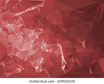 Low poly mosaic background. Template design, list, front page, brochure layout, banner, idea, cover, print, flyer, book, blank, card, ad, sign, sheet. Copy space. Vector clip art.