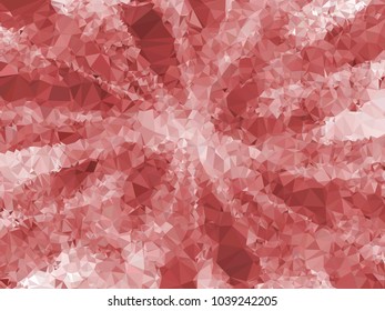 Low poly mosaic background. Template design, list, front page, brochure layout, banner, idea, cover, print, flyer, book, blank, card, ad, sign, sheet. Copy space. Vector clip art.