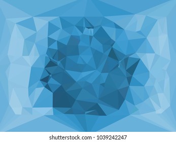 Low poly mosaic background. Template design, list, front page, brochure layout, banner, idea, cover, print, flyer, book, blank, card, ad, sign, sheet. Copy space. Vector clip art.