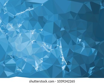 Low poly mosaic background. Template design, list, front page, brochure layout, banner, idea, cover, print, flyer, book, blank, card, ad, sign, sheet. Copy space. Vector clip art.