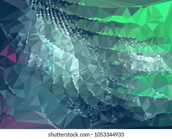 Low poly mosaic background. Template design, list, front page, brochure layout, banner, idea, cover, print, flyer, book, blank, card, ad, sign, sheet. Copy space. Vector clip art.