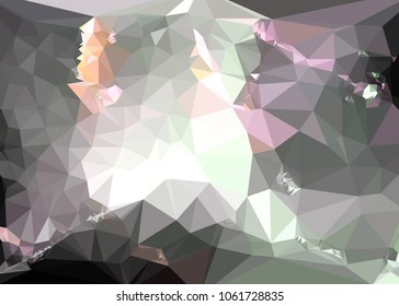 Low poly mosaic background. Template design, list, front page, brochure layout, banner, idea, cover, print, flyer, book, blank, card, ad, sign, sheet. Copy space. Vector clip art.