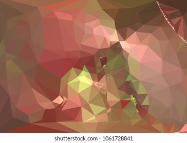 Low poly mosaic background. Template design, list, front page, brochure layout, banner, idea, cover, print, flyer, book, blank, card, ad, sign, sheet. Copy space. Vector clip art.