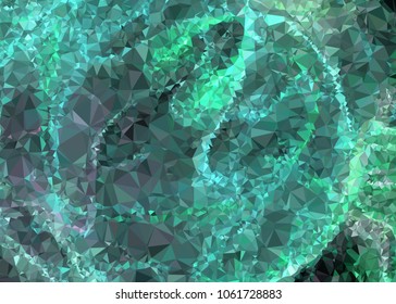 Low poly mosaic background. Template design, list, front page, brochure layout, banner, idea, cover, print, flyer, book, blank, card, ad, sign, sheet. Copy space. Vector clip art.