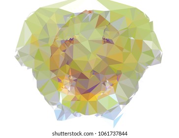 Low poly mosaic background. Template design, list, front page, brochure layout, banner, idea, cover, print, flyer, book, blank, card, ad, sign, sheet. Copy space. Vector clip art.