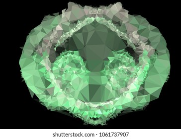 Low poly mosaic background. Template design, list, front page, brochure layout, banner, idea, cover, print, flyer, book, blank, card, ad, sign, sheet. Copy space. Vector clip art.