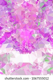 Low poly mosaic background. Template design, list, front page, brochure layout, banner, idea, cover, print, flyer, book, blank, card, ad, sign, sheet. Copy space. Vector clip art.