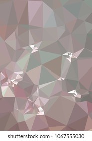 Low poly mosaic background. Template design, list, front page, brochure layout, banner, idea, cover, print, flyer, book, blank, card, ad, sign, sheet. Copy space. Vector clip art.