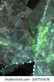 Low poly mosaic background. Template design, list, front page, brochure layout, banner, idea, cover, print, flyer, book, blank, card, ad, sign, sheet. Copy space. Vector clip art.