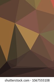 Low poly mosaic background. Template design, list, front page, brochure layout, banner, idea, cover, print, flyer, book, blank, card, ad, sign, sheet. Copy space. Vector clip art.