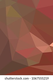 Low poly mosaic background. Template design, list, front page, brochure layout, banner, idea, cover, print, flyer, book, blank, card, ad, sign, sheet. Copy space. Vector clip art.