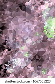 Low poly mosaic background. Template design, list, front page, brochure layout, banner, idea, cover, print, flyer, book, blank, card, ad, sign, sheet. Copy space. Vector clip art.
