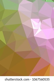 Low poly mosaic background. Template design, list, front page, brochure layout, banner, idea, cover, print, flyer, book, blank, card, ad, sign, sheet. Copy space. Vector clip art.