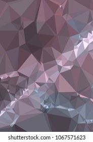 Low poly mosaic background. Template design, list, front page, brochure layout, banner, idea, cover, print, flyer, book, blank, card, ad, sign, sheet. Copy space. Vector clip art.