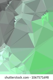 Low poly mosaic background. Template design, list, front page, brochure layout, banner, idea, cover, print, flyer, book, blank, card, ad, sign, sheet. Copy space. Vector clip art.