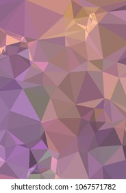 Low poly mosaic background. Template design, list, front page, brochure layout, banner, idea, cover, print, flyer, book, blank, card, ad, sign, sheet. Copy space. Vector clip art.