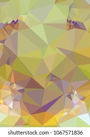 Low poly mosaic background. Template design, list, front page, brochure layout, banner, idea, cover, print, flyer, book, blank, card, ad, sign, sheet. Copy space. Vector clip art.