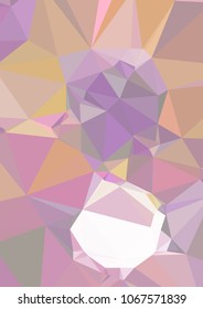 Low poly mosaic background. Template design, list, front page, brochure layout, banner, idea, cover, print, flyer, book, blank, card, ad, sign, sheet. Copy space. Vector clip art.