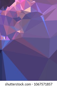 Low poly mosaic background. Template design, list, front page, brochure layout, banner, idea, cover, print, flyer, book, blank, card, ad, sign, sheet. Copy space. Vector clip art.