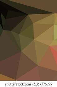 Low poly mosaic background. Template design, list, front page, brochure layout, banner, idea, cover, print, flyer, book, blank, card, ad, sign, sheet. Copy space. Vector clip art.