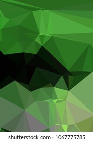 Low poly mosaic background. Template design, list, front page, brochure layout, banner, idea, cover, print, flyer, book, blank, card, ad, sign, sheet. Copy space. Vector clip art.