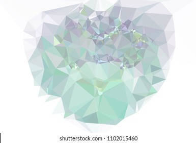 Low poly mosaic background. Template design, list, front page, brochure layout, banner, idea, cover, print, flyer, book, blank, card, ad, sign, sheet. Copy space. Vector clip art.