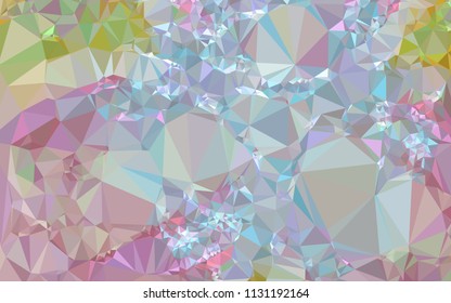 Low poly mosaic background. Template design, list, front page, brochure layout, banner, idea, cover, print, flyer, book, blank, card, ad, sign, sheet. Copy space. Vector clip art.