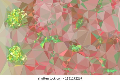Low poly mosaic background. Template design, list, front page, brochure layout, banner, idea, cover, print, flyer, book, blank, card, ad, sign, sheet. Copy space. Vector clip art.