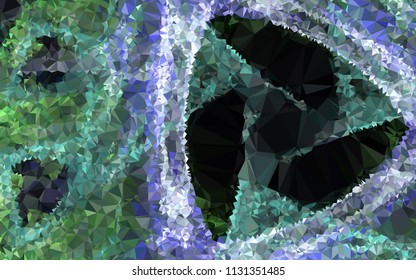 Low poly mosaic background. Template design, list, front page, brochure layout, banner, idea, cover, print, flyer, book, blank, card, ad, sign, sheet. Copy space. Vector clip art.