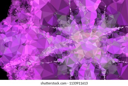 Low poly mosaic background. Template design, list, front page, brochure layout, banner, idea, cover, print, flyer, book, blank, card, ad, sign, sheet. Copy space. Vector clip art.
