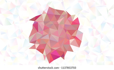 Low poly mosaic background. Template design, list, front page, brochure layout, banner, idea, cover, print, flyer, book, blank, card, ad, sign, sheet. Copy space. Vector clip art.