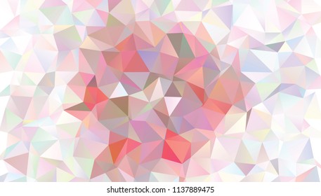 Low poly mosaic background. Template design, list, front page, brochure layout, banner, idea, cover, print, flyer, book, blank, card, ad, sign, sheet. Copy space. Vector clip art.