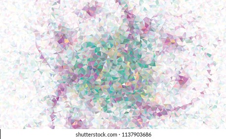 Low poly mosaic background. Template design, list, front page, brochure layout, banner, idea, cover, print, flyer, book, blank, card, ad, sign, sheet. Copy space. Vector clip art.