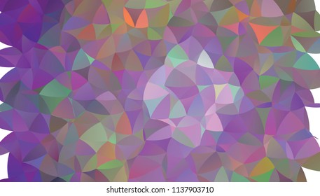 Low poly mosaic background. Template design, list, front page, brochure layout, banner, idea, cover, print, flyer, book, blank, card, ad, sign, sheet. Copy space. Vector clip art.