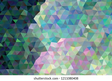 Low poly mosaic background. Template design. Copy space. Vector clip art.