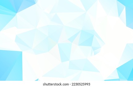 Low poly mosaic background. Template design. Copy space. Vector clip art.
