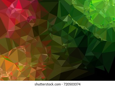 Low poly mosaic background. Template design, list, front page, brochure layout, banner, idea, cover, print, flyer, book, blank, card, ad, sign, sheet.  Vector clip art.
