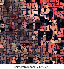Low poly mosaic background. Template design, list, front page, brochure layout, banner, idea, cover, print, book, blank, card, ad, sign, sheet.  Vector clip art.