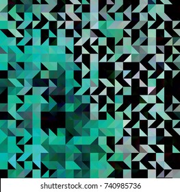 Low poly mosaic background. Template design, list, front page, brochure layout, banner, idea, cover, print, book, blank, card, ad, sign, sheet.  Vector clip art.