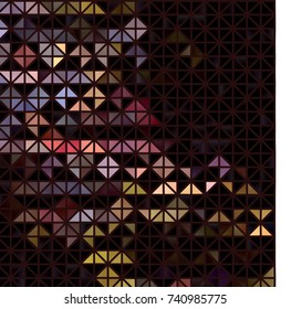 Low poly mosaic background. Template design, list, front page, brochure layout, banner, idea, cover, print, book, blank, card, ad, sign, sheet.  Vector clip art.