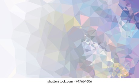 Low poly mosaic background. Template design, list, front page, brochure layout, banner, idea, cover, print, flyer, book, blank, card, ad, sign, sheet. Copy space. Vector clip art.