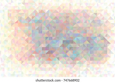 Low poly mosaic background. Template design, list, front page, brochure layout, banner, idea, cover, print, flyer, book, blank, card, ad, sign, sheet. Copy space. Vector clip art.