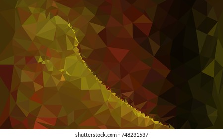 Low poly mosaic background. Template design, list, front page, brochure layout, banner, idea, cover, print, flyer, book, blank, card, ad, sign, sheet. Copy space. Vector clip art.