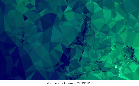 Low poly mosaic background. Template design, list, front page, brochure layout, banner, idea, cover, print, flyer, book, blank, card, ad, sign, sheet. Copy space. Vector clip art.