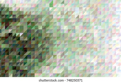 Low poly mosaic background. Template design, list, front page, brochure layout, banner, idea, cover, print, flyer, book, blank, card, ad, sign, sheet. Copy space. Vector clip art.