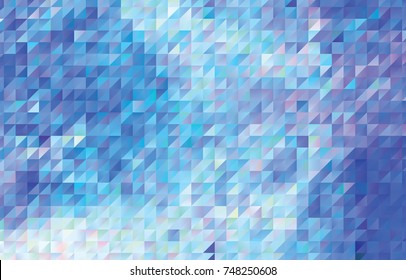 Low poly mosaic background. Template design, list, front page, brochure layout, banner, idea, cover, print, flyer, book, blank, card, ad, sign, sheet. Copy space. Vector clip art.