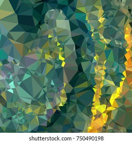 Low poly mosaic background. Template design, list, front page, brochure layout, banner, idea, cover, print, flyer, book, blank, card, ad, sign, sheet. Copy space. Vector clip art.